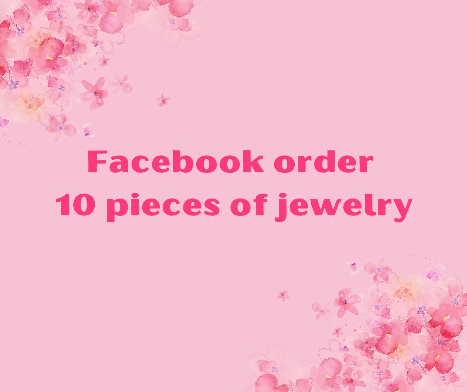 Facebook order x 10 pieces