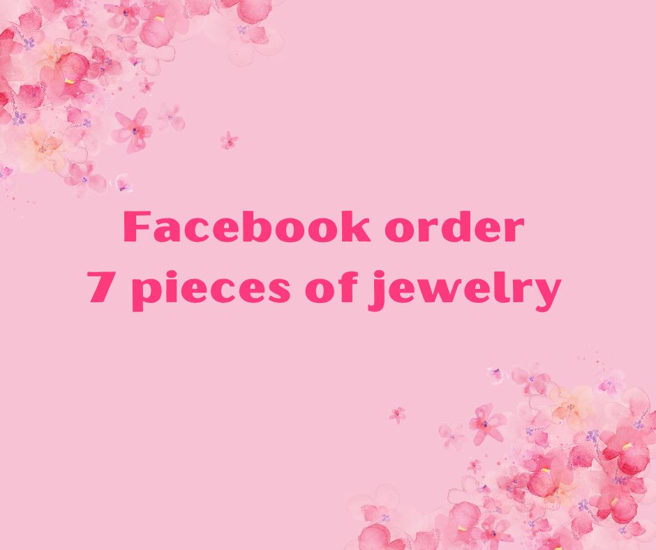 Facebook order x 7 pieces