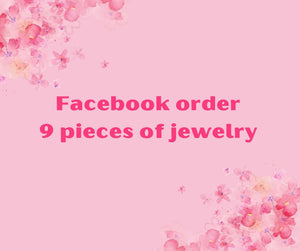 Facebook order x 9 items